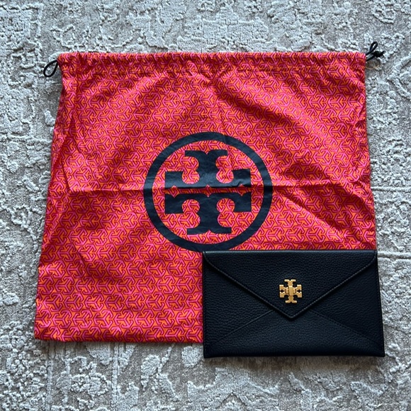 Tory Burch envelope clutch black leather - Picture 6 of 6